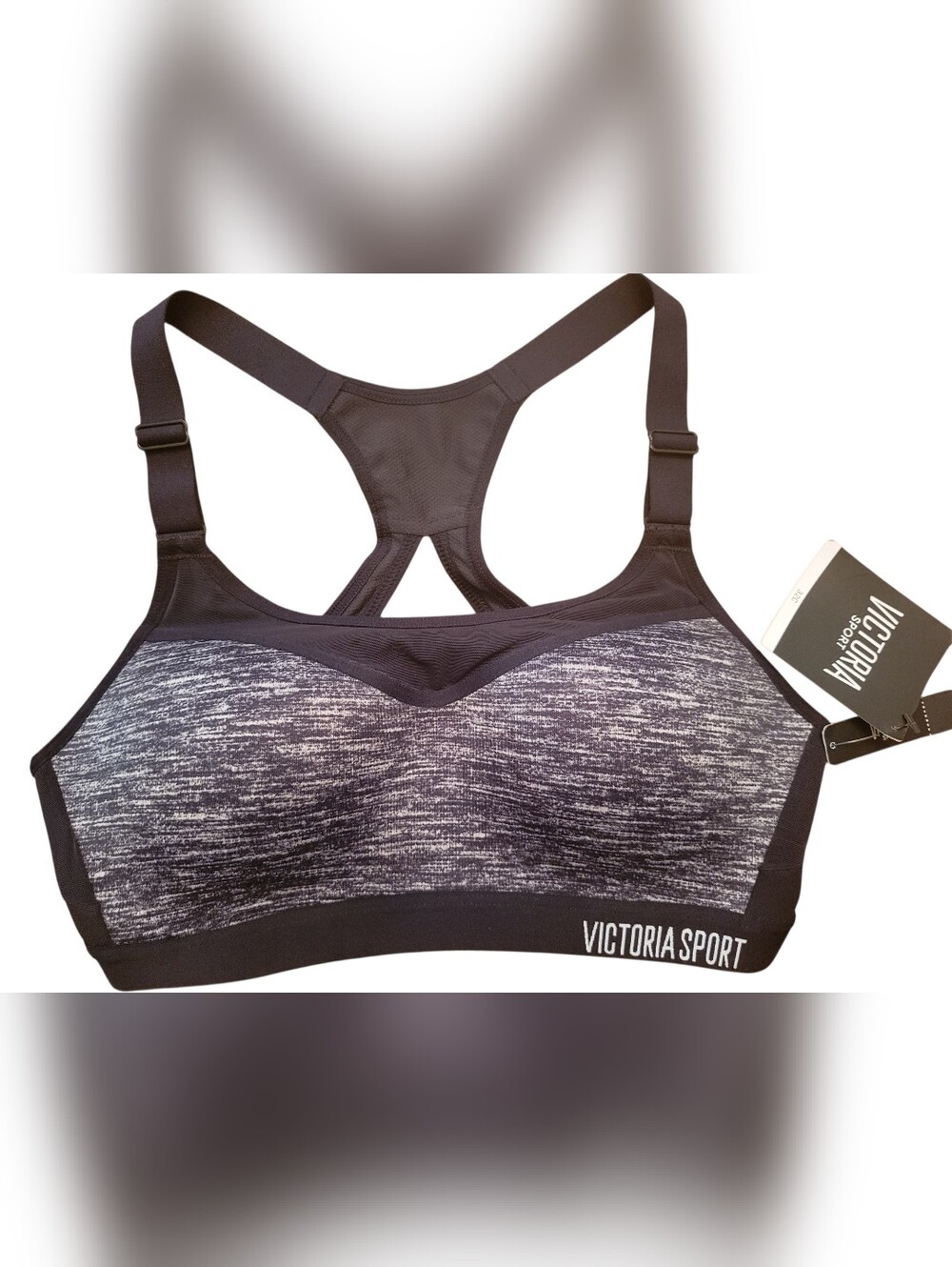 Victoria Secret Victoria Sport Sports Bra Grey Black 32 C